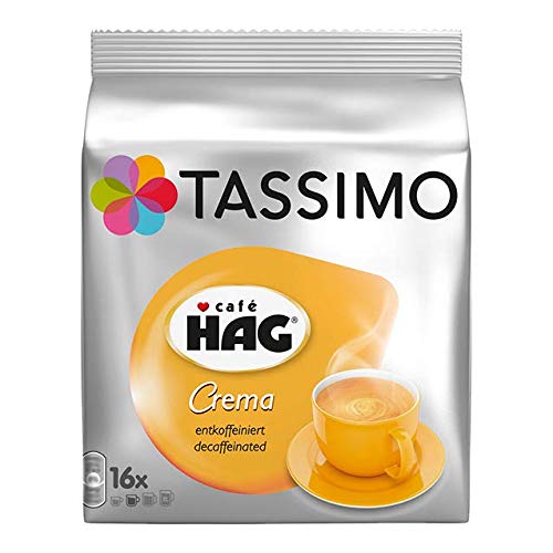 7622210010605 - TASSIMO CAFE HAG CREMA DECAFFEINATED (PACK OF 5)