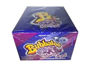 7622210416797 - BUBBALOO MORA AZUL BLUE BERRY MEXICAN CHEWING GUM - 1 PACK 50PCS