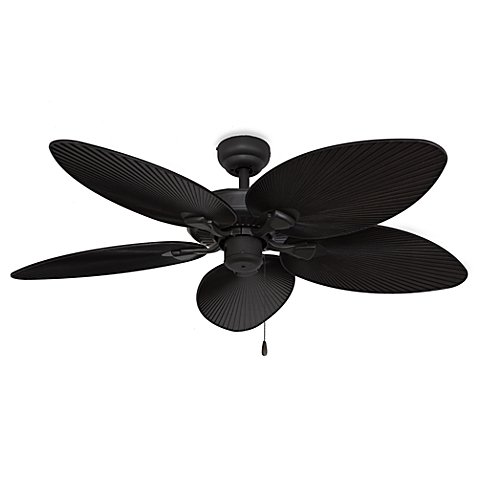 0762223747079 - CABO BAY 52-INCH OUTDOOR BRONZE CEILING FAN, TROPICAL FEEL WITH ITS ROUND BLADES