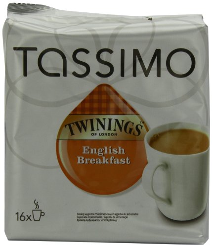 7622300046736 - TWININGS ENGLISH BREAKFAST TEA, 16 COUNT T-DISCS FOR TASSIMO COFFEEMAKERS
