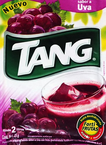 7622300714550 - 3 X TANG UVA FLAVOR NO SUGAR NEEDED MAKES 2 LITERS OF DRINK 15G FROM MEXICO