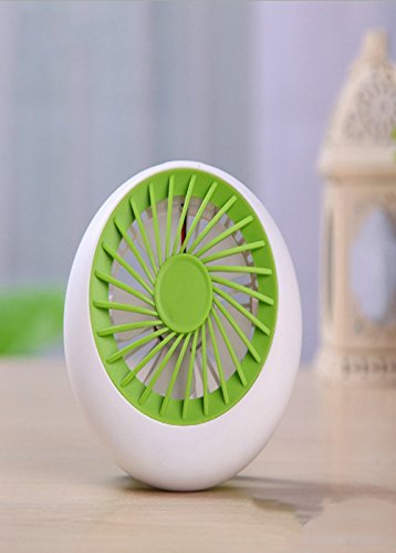 7625693601964 - PORTABLE RECHARGEABLE FAN, MINI USB FAN WITH UPGRADED 18650MAH BATTERY, PERSONAL COOLING FOR TRAVELING HIKING FISHING CAMPING OR DESKTOP, 3 SPEEDS (GREEN)