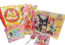 0762687670067 - DISNEY MINNIE MOUSE 8 PC BUNDLE ACTIVITY FUN PACK~MINNIE REUSABLE TOTE~MINNIE PLAY PACK GRAB & GO!~MINNIE COLORING BOOK~CRAYONS~MINNIE VELVET COLORING SHEET WITH MARKERS~MINNIE FLUTE RECORDER~MINNIE POM POM PEN~MINNIE STICKER FUN PACK~