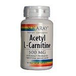 0076280130645 - ACETYL L CARNITINE 30 VEGETABLE CAPSULES 500 MG, 30 CAPSULE,1 COUNT