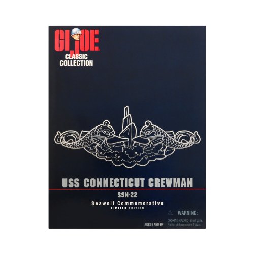 0076281814834 - G.I. JOE CLASSIC COLLECTION USS CONNECTICUT CREWMAN SSN-22 SEAWOLF COMMEMORATIVE LIMITED EDITION