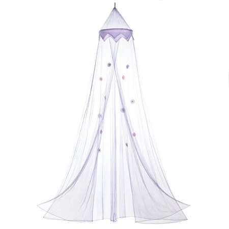 0762973704551 - PURPLE BED CANOPY, CRIB CANOPY MOSQUITO NETTING - MADE OF POLYESTER