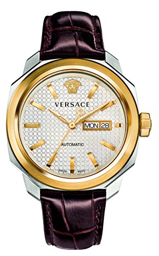 7630030506833 - VERSACE MEN'S VQI020015 DYLOS AUTOMATIC DAY ANALOG DISPLAY SWISS AUTOMATIC BROWN WATCH