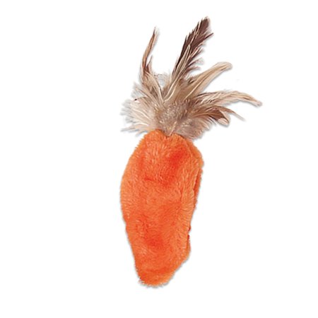0763034610026 - CATNIP FEATHER CARROT 1 TOY