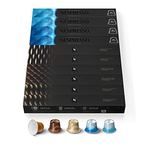 7630585301372 - NESPRESSO ORIGINAL LINE ICED COFFEE & FLAVORED BARISTA VARIETY PACK, 100COUNT