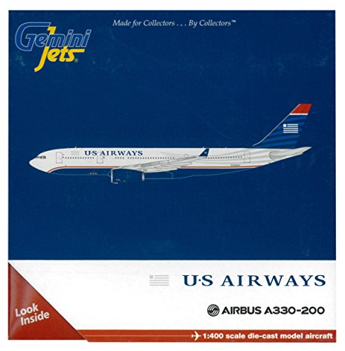 0763116411251 - GEMINIJETS U.S. AIRWAYS A330-200 1:400 SCALE DIE CAST AIRCRAFT