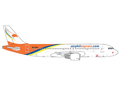 0763116411299 - GEMINI JETS AIRPHIL EXPRESS A320-200, 1:400 SCALE