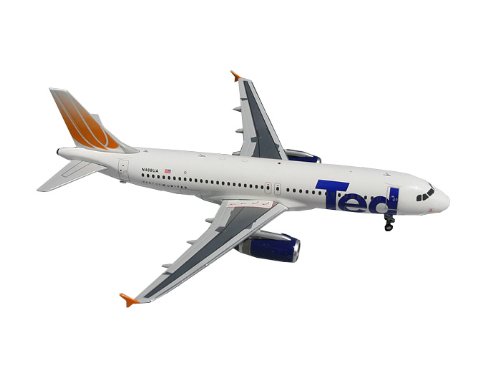 0763116780074 - GEMINIJETS TED A320 DIE CAST AIRCRAFT (UNITED), 1:200 SCALE