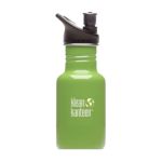 0763332021036 - STAINLESS STEEL BOTTLE WITH SPORT CAP BE GREEN