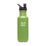 0763332021050 - STAINLESS STEEL BOTTLE WITH SPORT CAP BE GREEN