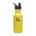 0763332021111 - STAINLESS STEEL BOTTLE WITH SPORT CAP SOLAR YELLOW