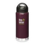 0763332023085 - STAINLESS STEEL WATER BOTTLE WIDE INSULATED WITH STAINLESS LOOP CAP