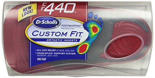 0763384989704 - DR. SCHOLL'S CUSTOM FIT ORTHOTIC INSERTS, CF 440