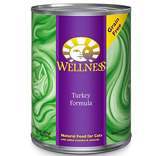 0076344088134 - WELLNESS COMPLETE HEALTH GRAIN FREE TURKEY NATURAL WET CANNED CAT FOOD, 12.5-OUNCE CAN (PACK OF 12)