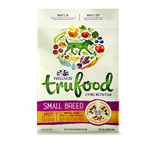 0076344180173 - WELLNESS TRUFOOD BAKED BLENDS GRAIN FREE SMALL BREED CHICKEN NATURAL RAW DRY DOG FOOD, 10-POUND BAG