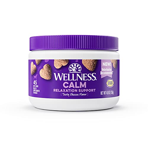 0076344650010 - WELLNESS TASTY CHEESE FLAVORED SOFT CHEWS CALMING SUPPLEMENTS FOR DOGS, 45 COUNT