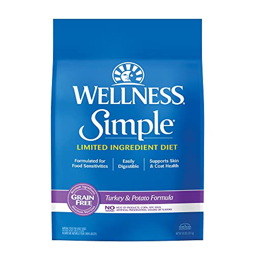 0076344893417 - WELLNESS NATURAL PET FOOD SIMPLE LIMITED INGREDIENT GRAIN-FREE TURKEY AND POTATO RECIPE DRY DOG FOOD, 40- POUND BAG