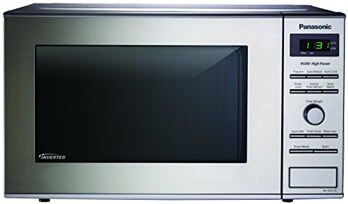 0763615937757 - PANASONIC NN-SD372S STAINLESS 950W 0.8 CU. FT. COUNTERTOP MICROWAVE WITH INVERTER TECHNOLOGY