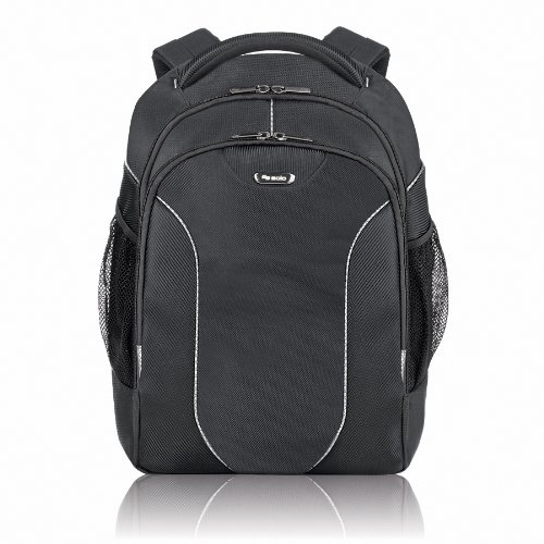 0763615968126 - SOLO SENTINEL COLLECTION LAPTOP BACKPACK, HOLDS NOTEBOOK COMPUTER UP TO 17.3 INCHES, PLUS E-READER, IPAD OR NETBOOK, BLACK, RMR701-4
