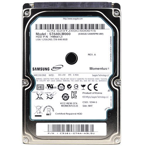 7636490035760 - REFURB SAMSUNG ST640LM001 SPINPOINT 640GB SATA 300MBPS 5400RPM 8MB 2.5 INCH HDD