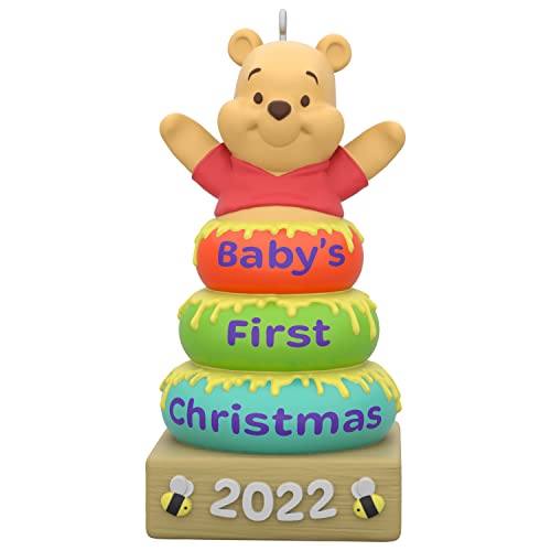 0763795731343 - HALLMARK KEEPSAKE CHRISTMAS ORNAMENT 2022 YEAR-DATED, DISNEY WINNIE THE POOH BABYS FIRST CHRISTMAS