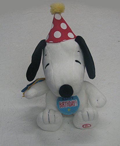 0763795977147 - HALLMARK BDY1322 MUSIAL PLUSH SNOOPY WITH HAT