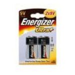 7638900211733 - ENERGIZER | ULTRA + PILE RECTANGLE BLISTER 2CT9 VOLTS NON RECHARGEABLE 6 LR 61 ALCALIN