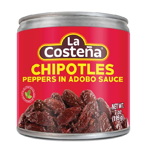 0076397604077 - LA COSTEÑA CHIPOTLE PEPPERS IN ADOBO SAUCE, 7 OUNCE CAN (PACK OF 6)
