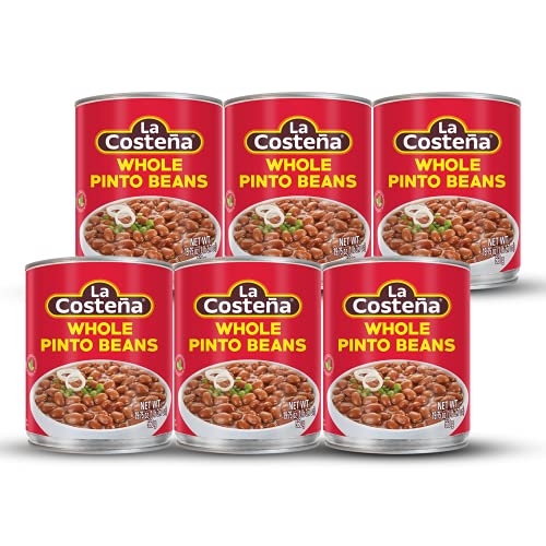 0076397631004 - LA COSTEÑA WHOLE PINTO BEANS 20.5OZ (PACK OF 6), 20.5 OUNCE