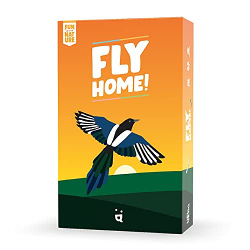 7640139533128 - FLY HOME! CARD GAME | BIRD THEMED OBSERVATION GAME | COOPERATIVE MEMORY GAME | FUN FAMILY GAME FOR KIDS AND ADULTS | AGES 6+ | 1-4 PLAYERS | AVERAGE PLAYTIME 20 MINUTES | MADE BY HELVETIQ