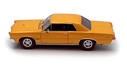 0764072003023 - 1965 PONTIAC GTO, GOLD - WELLY 22092 - 1/24 SCALE DIECAST MODEL TOY CAR