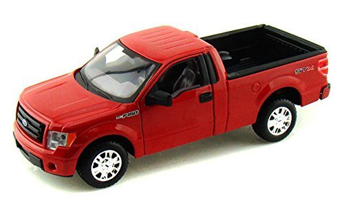 0764072006147 - FORD F-150 STX PICKUP TRUCK, RED - MAISTO 31270 - 1/27 SCALE DIECAST MODEL TOY CAR