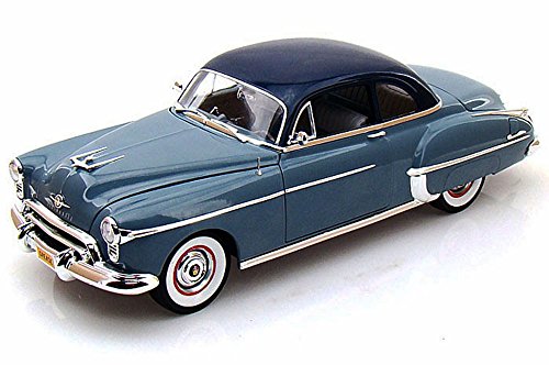 0764072022796 - 1950 OLDSMOBILE ROCKET 88, GREY - AUTO WORLD SILVER SCREEN MACHINES GREASE - 1/18 SCALE DIECAST MODEL CAR
