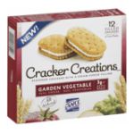 0076410400242 - CRACKER CREATIONS SEASONED CRACKERS WITH A CREAM CHEESE FILLING