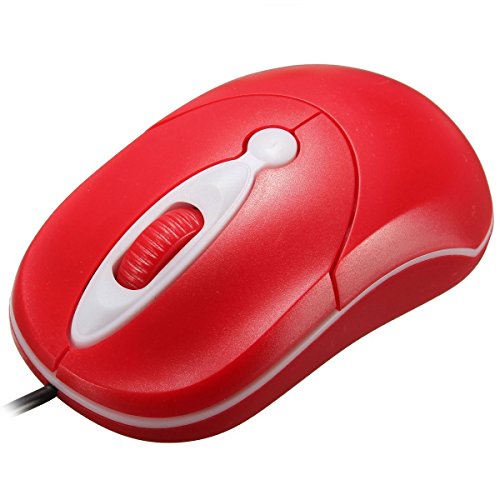 0764210850564 - GENERIC 1PCS USB WIRED OFFICE MOUSE MICE RED