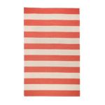 0764262239157 - FRONTIER STRIPED RED CONTEMPORARY RUG SIZE RUNNER 6 X 2 FT