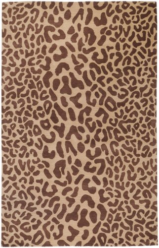0764262274752 - SURYA ATHENA ATH-5000 CONTEMPORARY HAND TUFTED 100% WOOL DRIFTWOOD BROWN 3' X 12' ANIMAL RUNNER