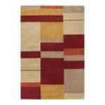 0764262423235 - 2 X 3 RECTANGULAR CHOCOLATE/BEIGE COLOR HAND TUFTED INDIAN LOFT COLLECTION RUG