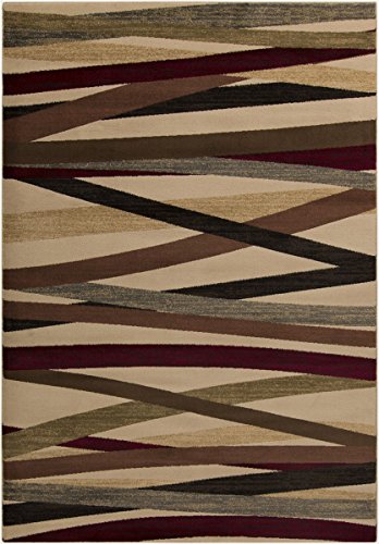 0764262583083 - SURYA RLY5058-233 MACHINE MADE MODERN ACCENT RUG, 2 BY 3-FEET 3-INCH, BURGUNDY/CHOCOLATE/BUTTER/GRAY/BLACK/BEIGE/TAN/OLIVE