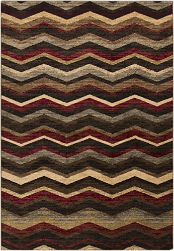0764262583878 - SURYA RLY5064-233 MACHINE MADE GEOMETRIC ACCENT RUG, 2 BY 3-FEET 3-INCH, BURGUNDY/BLACK/TAN/BUTTER/OLIVE