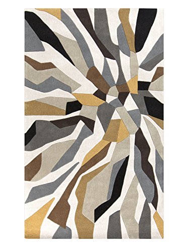 0764262998641 - SURYA COSMOPOLITAN COS-9200 HAND TUFTED 100-PERCENT POLYESTER MODERN ACCENT RUG, 2-FEET BY 3-FEET