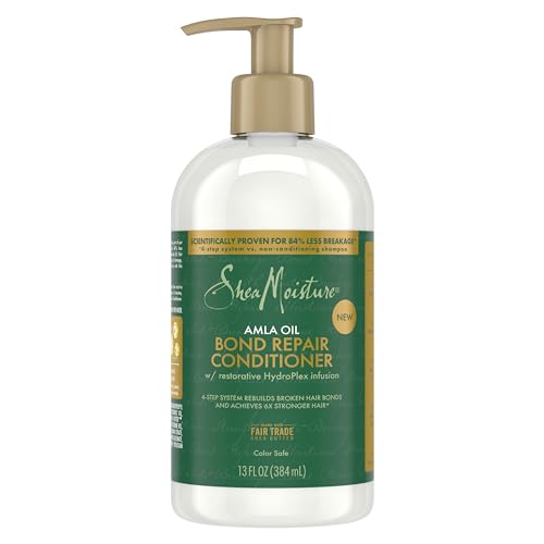 0764302024675 - SHEA MOISTURE BOND REPAIR CONDITIONER AMLA OIL TO STRENGTHEN HAIR WITH ANTI-BREAKAGE WITH RESTORATIVE HYDROPLEX INFUSION 13 OZ