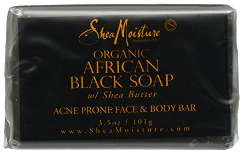 0764302270003 - SHEAMOISTURE AFRICAN BLACK SOAP FACIAL BAR SOAP - 3.5 OZ