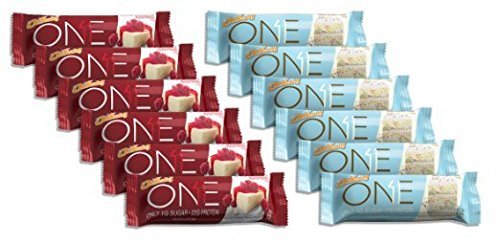 0764442781377 - OH YEAH! ONE BAR 6 BIRTHDAY CAKE/6 WHITE CHOCOLATE RASPBERRY (12 BARS TOTAL) BY OHYEAH! NUTRITION
