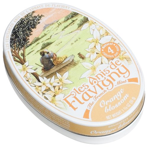 0764521040104 - LES ANIS DE FLAVIGNY, ORANGE BLOSSOM (FRENCH MINTS), 1.75-OUNCE TINS (PACK OF 8)