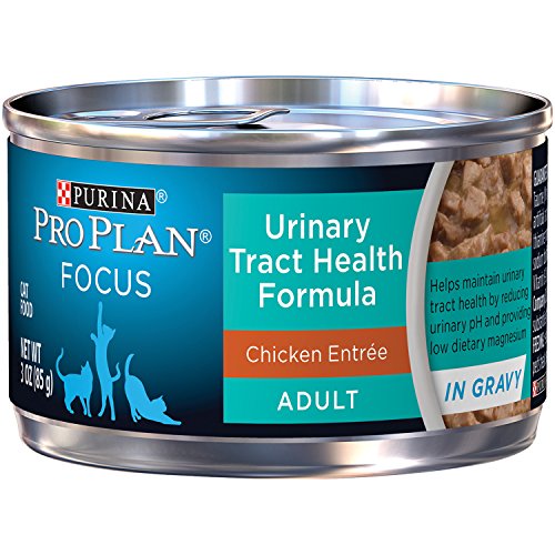 0764527057489 - PURINA PRO PLAN WET CAT FOOD, FOCUS, ADULT URINARY TRACT HEALTH FORMULA CHICKEN ENTRÉE, 3-OUNCE CAN, PACK OF 24